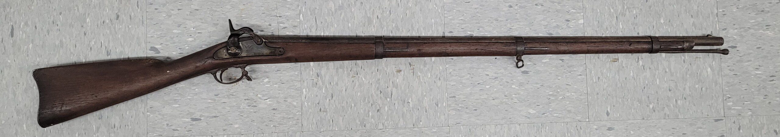 Civil War Springfield rifle musket dated 1864 - Image 2