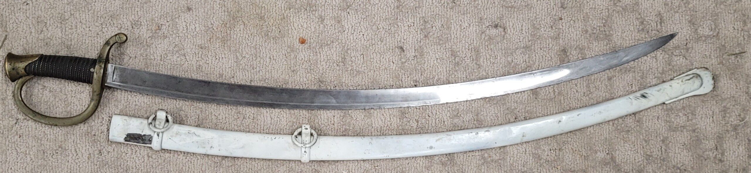 US Model 1840 Light Artillery sword, 1849, fresh find from Minnesota! - Image 2