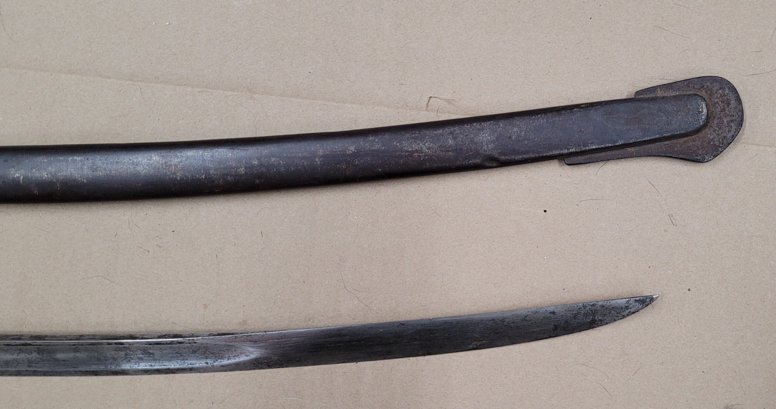 Exceptional antebellum Ames M1840 “Old Wristbreaker” Heavy Cavalry sword, 1849 - Image 2