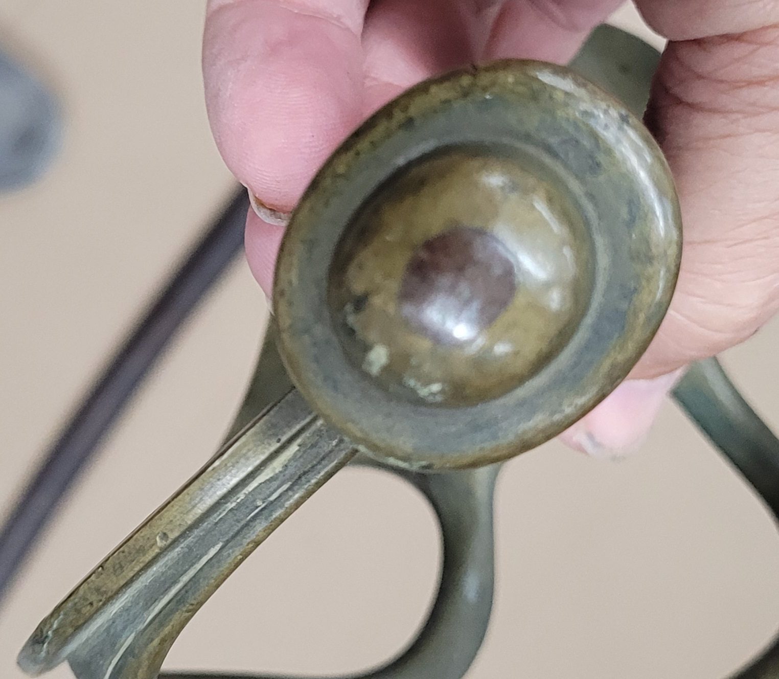 Exceptional antebellum Ames M1840 “Old Wristbreaker” Heavy Cavalry sword, 1849 - Image 5