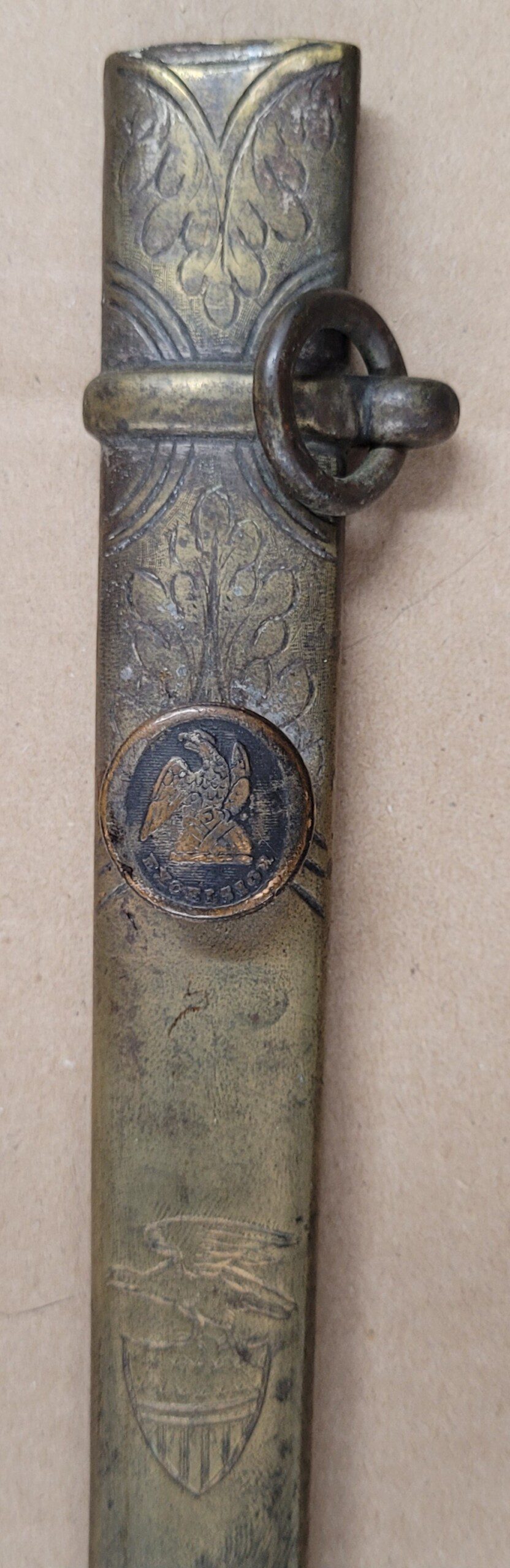 Rare 1825-1835 American eaglehead sword from New York - Image 5