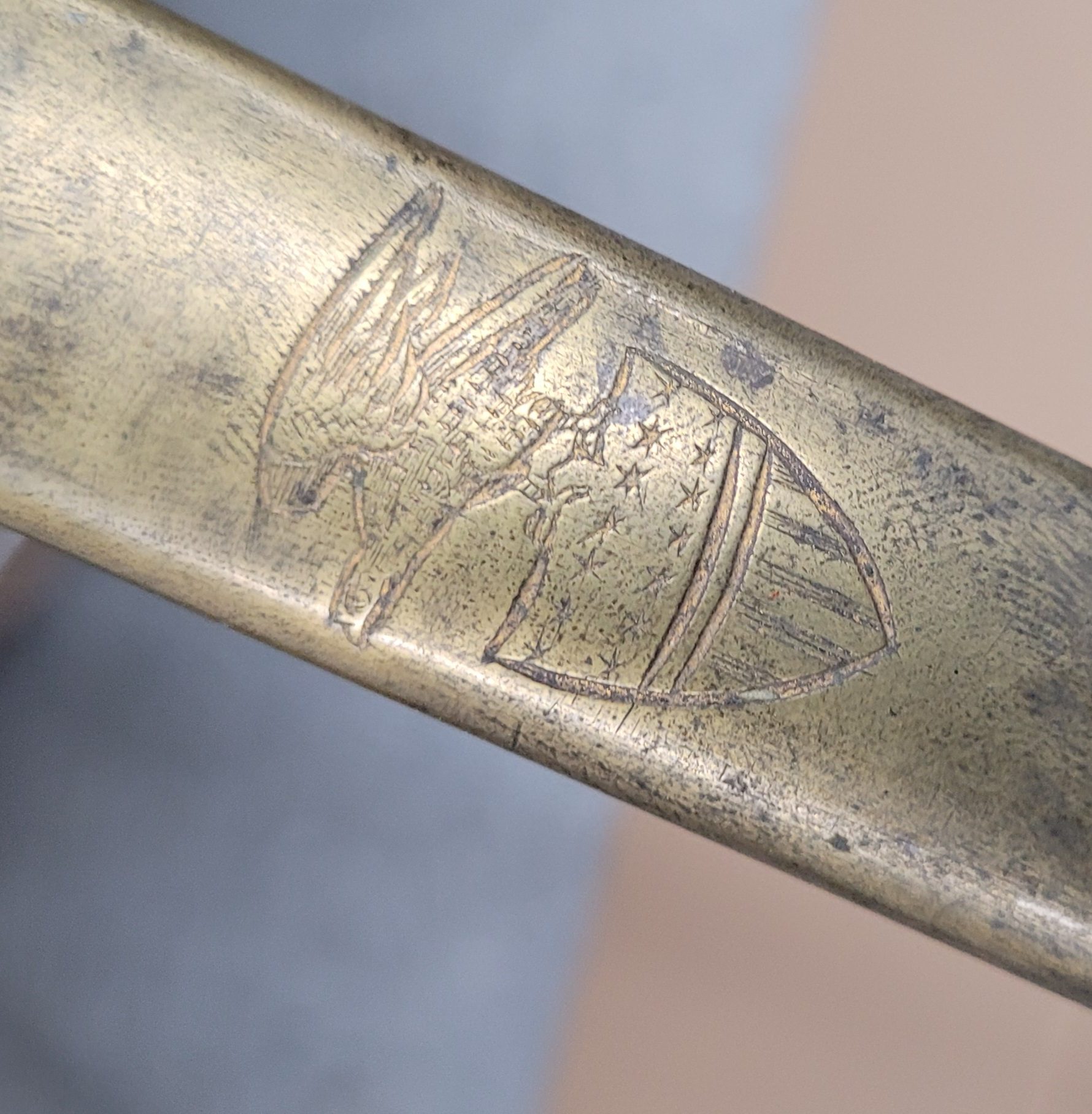 Rare 1825-1835 American eaglehead sword from New York - Image 7