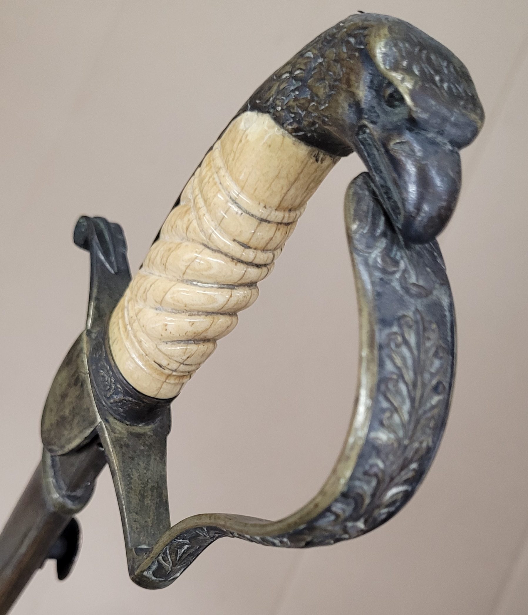 Rare 1825-1835 American eaglehead sword from New York