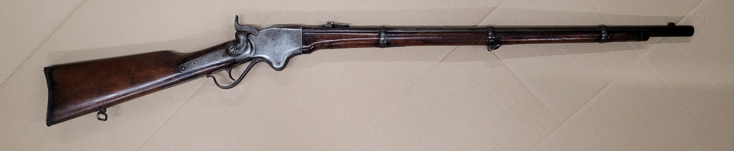 Exceptional Civil War Spencer Repeating RIFLE, 8th Indiana Cavalry range! - Image 2