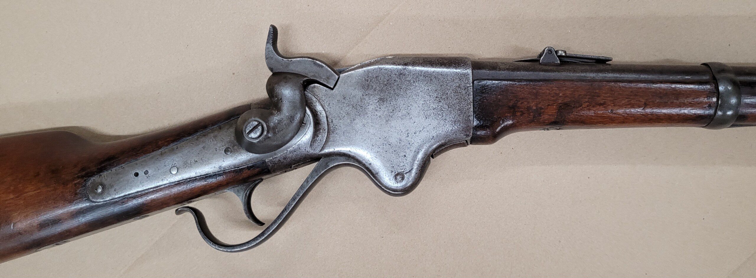 Exceptional Civil War Spencer Repeating RIFLE, 8th Indiana Cavalry range!