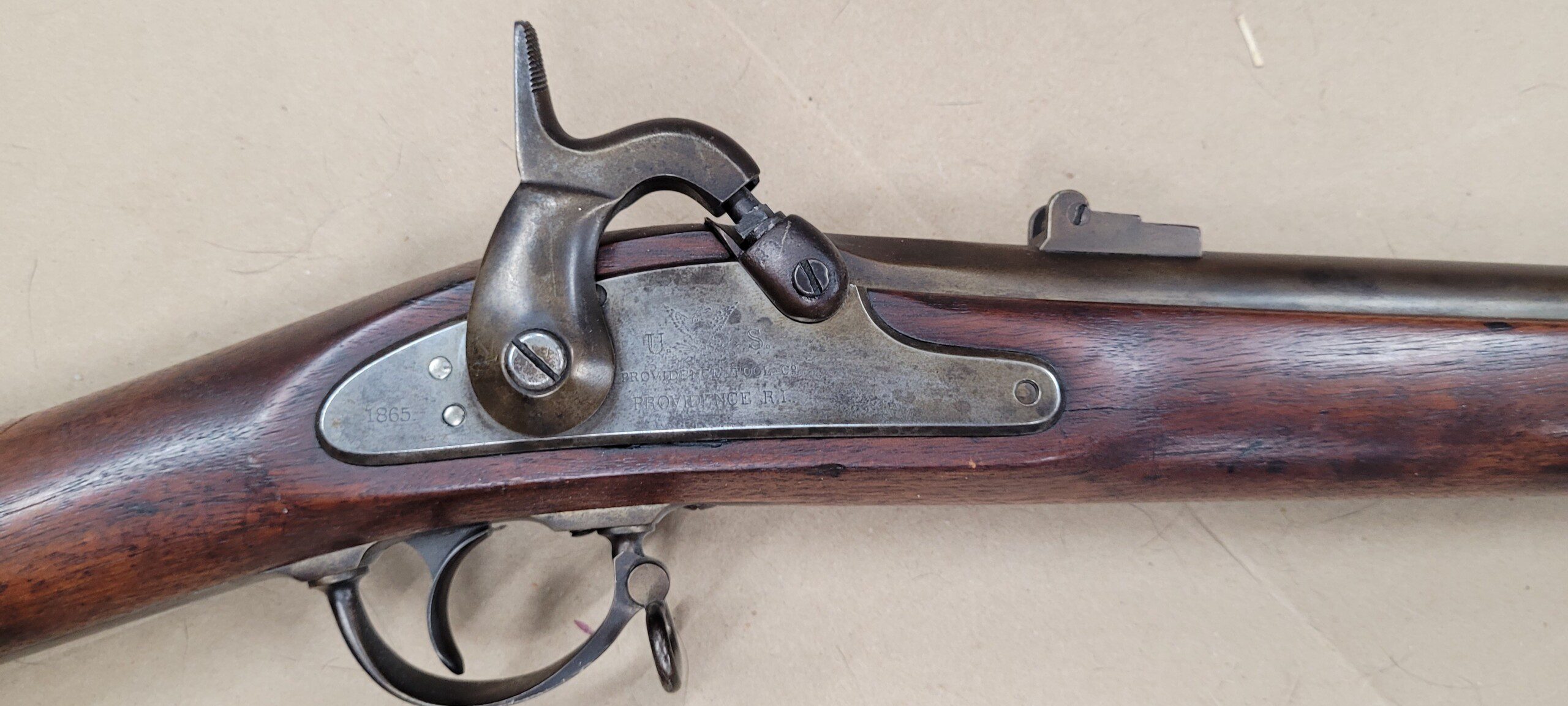 The last of an era...near MINT M1861 Providence Tool rifle musket 1865 !