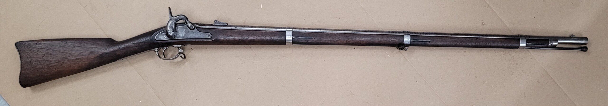 Exceptional and scarce M1861 rifle musket by E. Robinson, New York, 1863 - Image 2