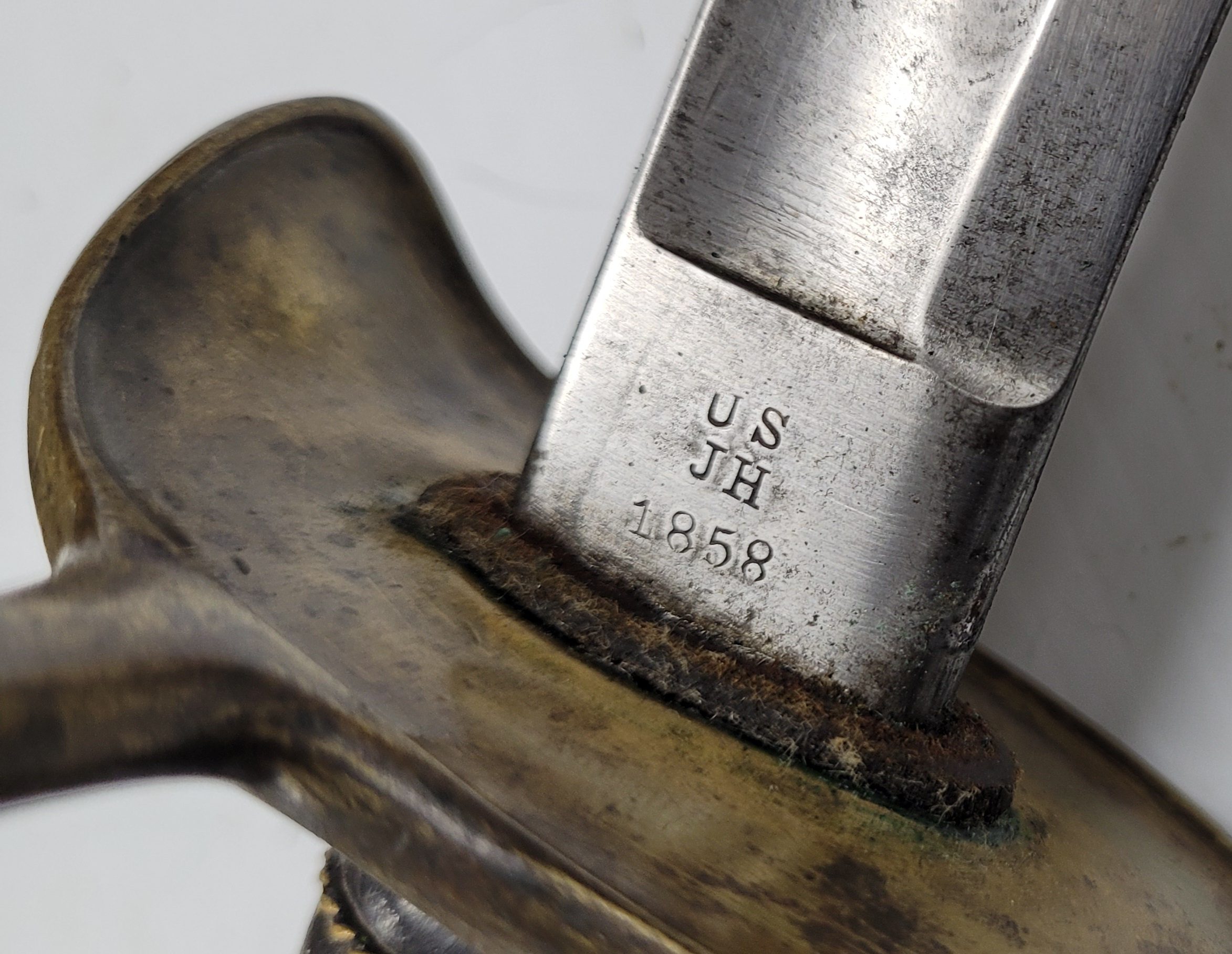 RARE antebellum Civil War Ames Model 1860 Light Cavalry sword FIRST YEAR 1858 MINT blade! - Image 4