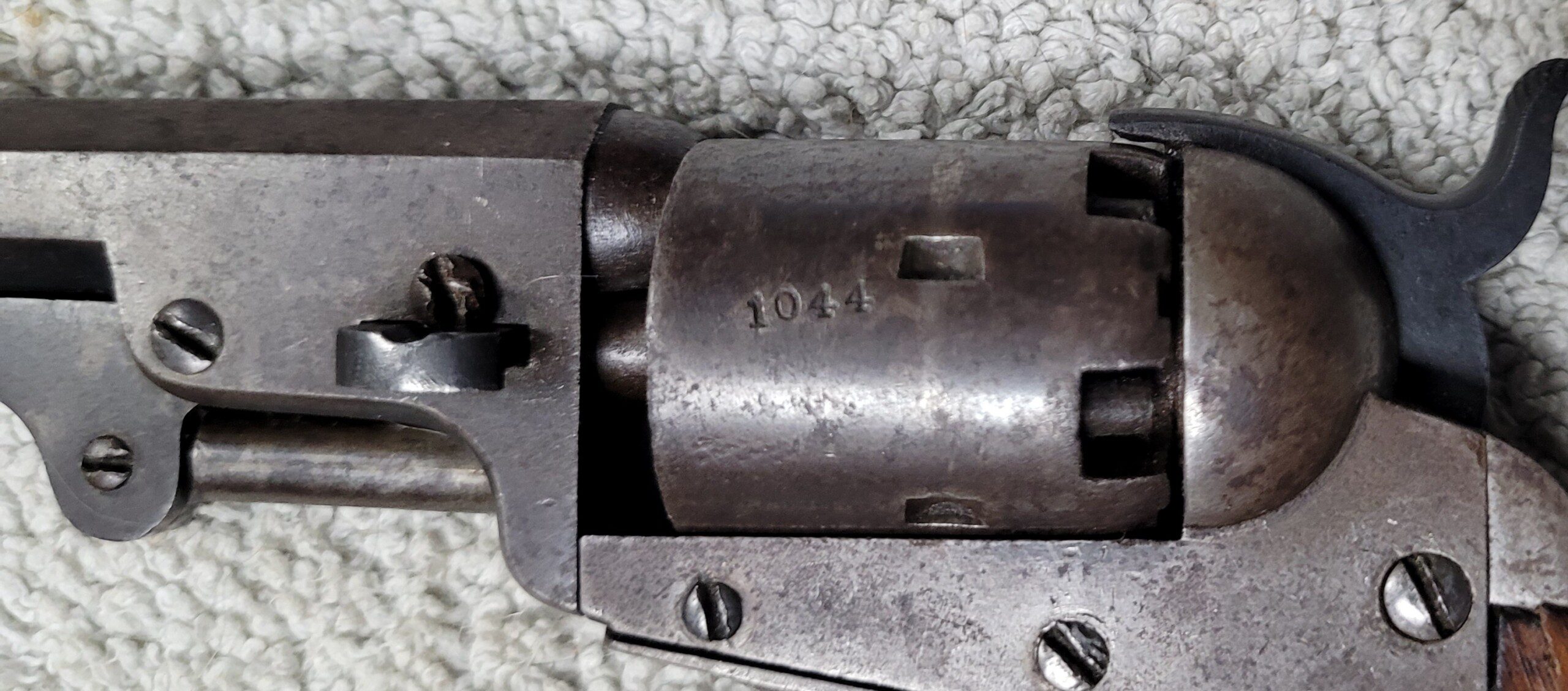 Scarce Civil War DOUBLE ACTION Cooper percussion revolver, first year production - Image 4