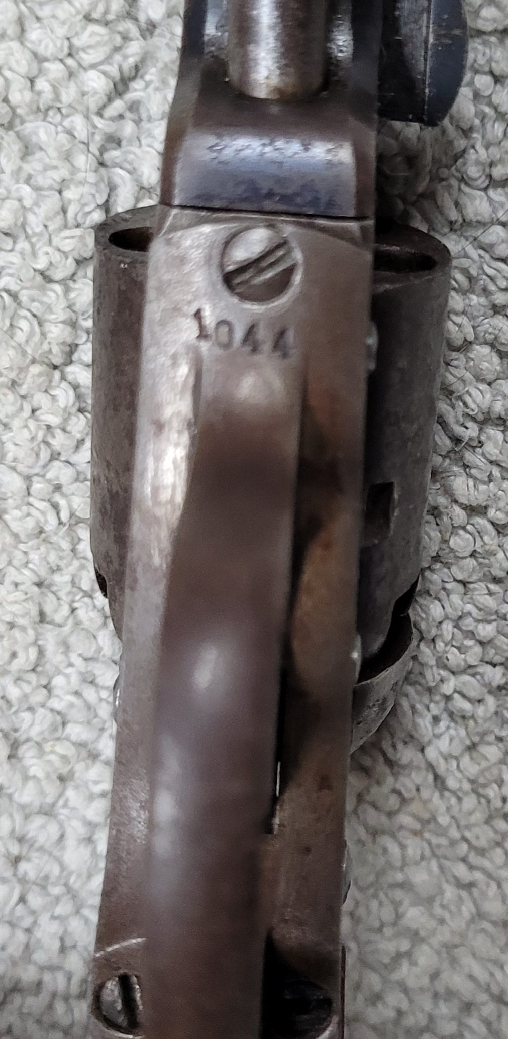 Scarce Civil War DOUBLE ACTION Cooper percussion revolver, first year production - Image 5