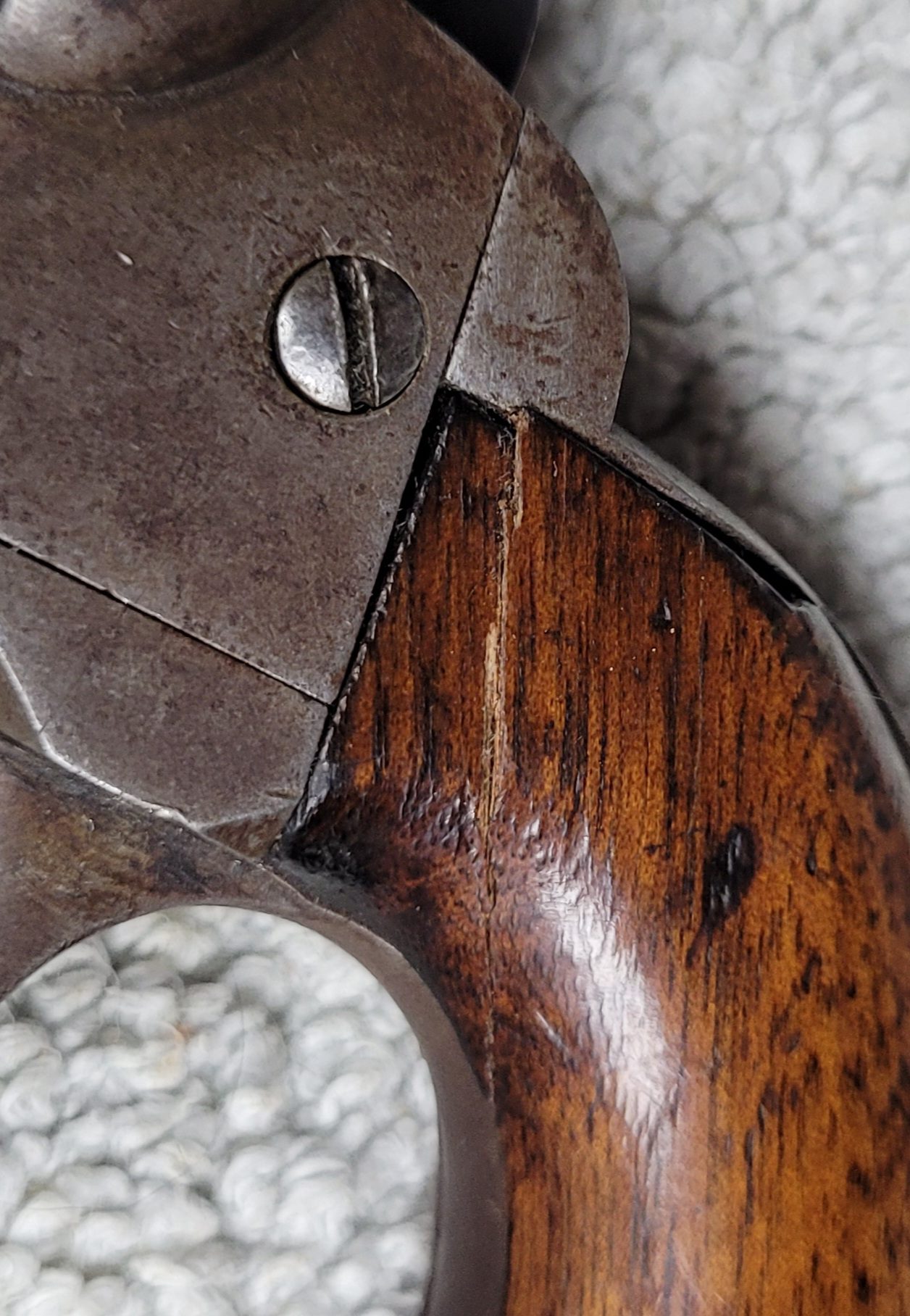 Scarce Civil War DOUBLE ACTION Cooper percussion revolver, first year production - Image 6