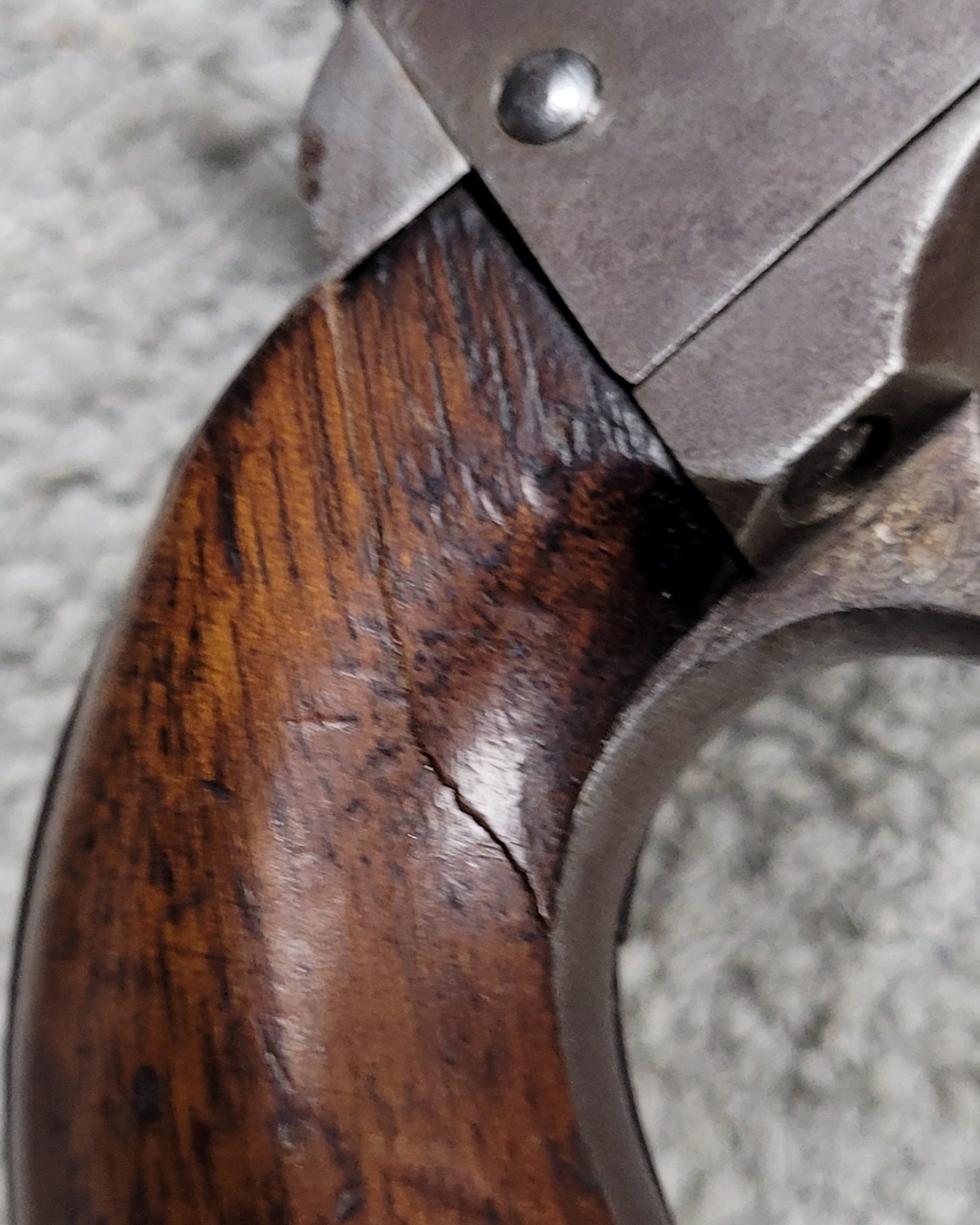 Scarce Civil War DOUBLE ACTION Cooper percussion revolver, first year production - Image 7