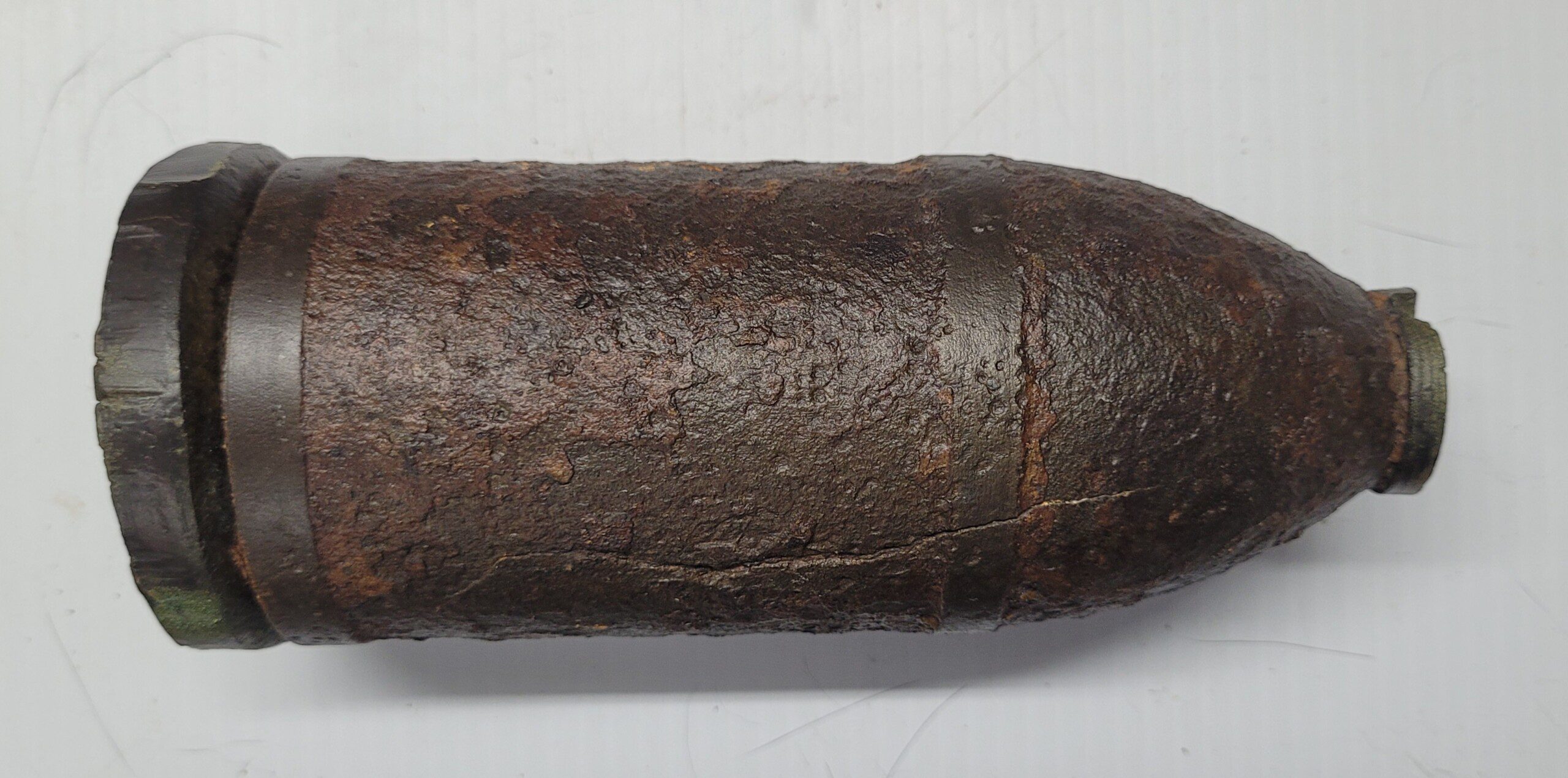 Fine Civil War CONFEDERATE 3” Read artillery shell from Petersburg, Virginia