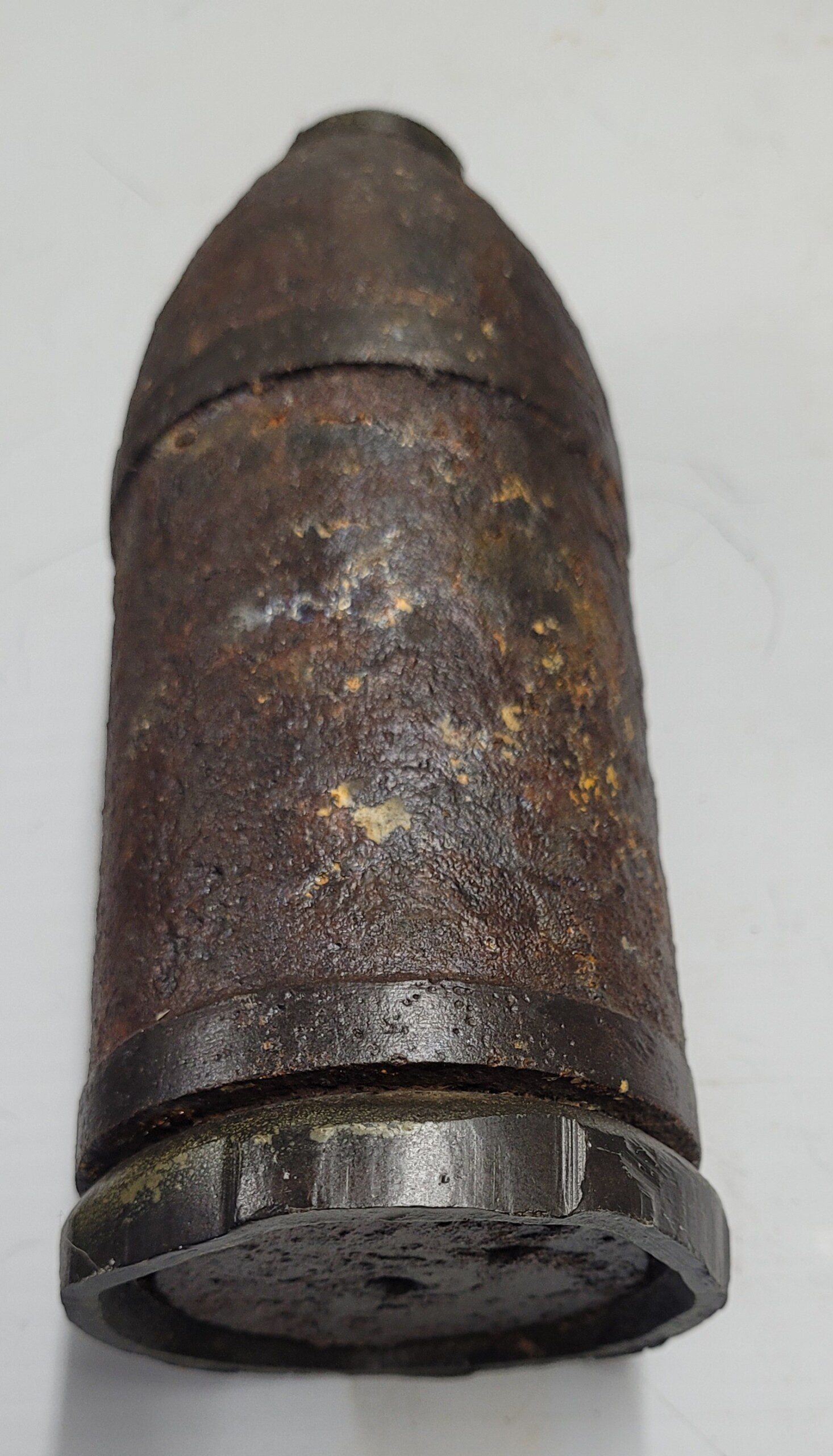 Fine Civil War CONFEDERATE 3” Read artillery shell from Petersburg, Virginia - Image 2