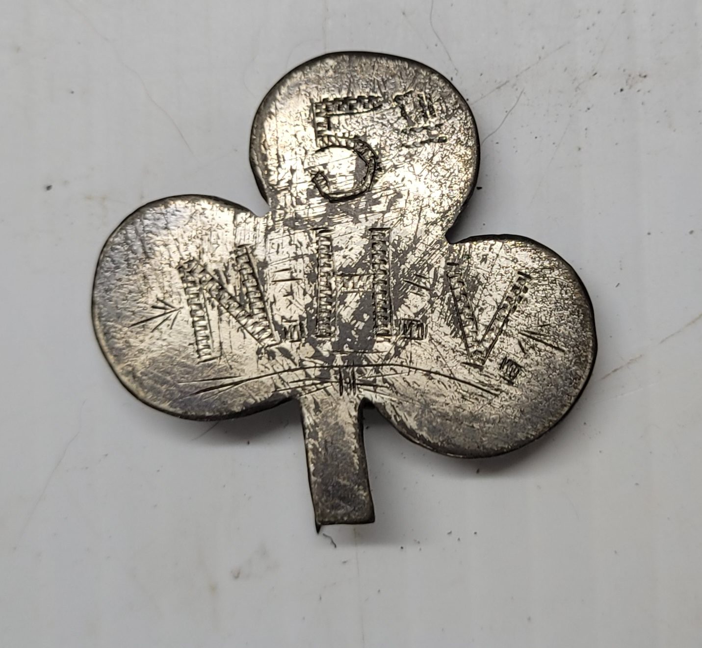 Historically significant Civil War Corps badge 5th NHV Died of Wounds GETTYSBURG! - Image 6
